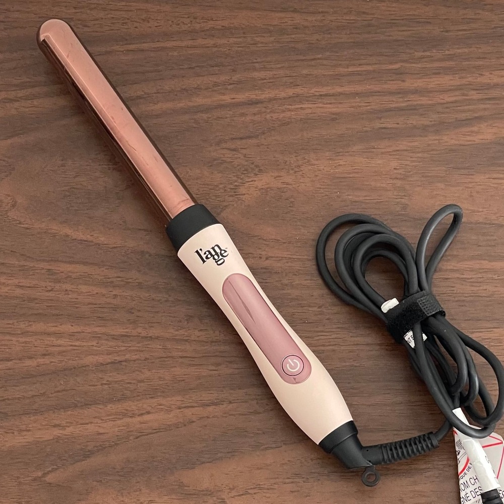 L'ANGE‎ Hair Le Curl 1" Titanium Curling Wand Clip Free Barrel Versatile Waves